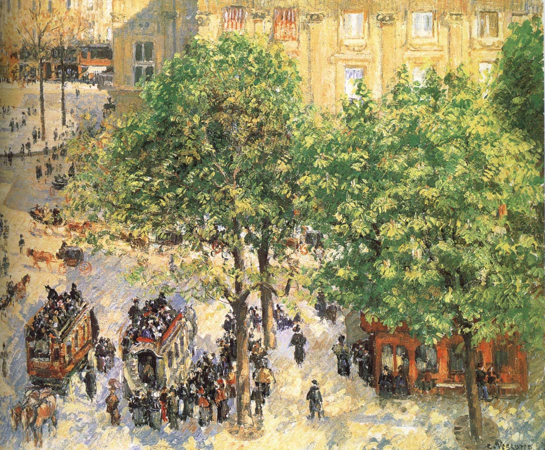 Camille Pissarro Paris spring sunshine streetscape